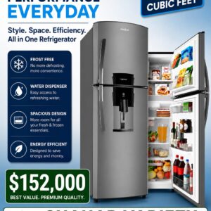 Mabe 14 Cu Ft Refrigerator with Water Dispenser