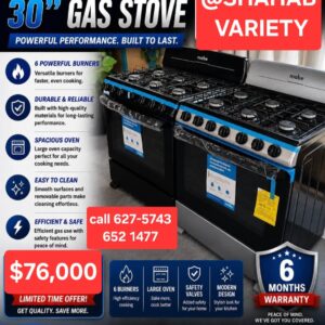 Mabe 6 Burner 30" Gas Stove